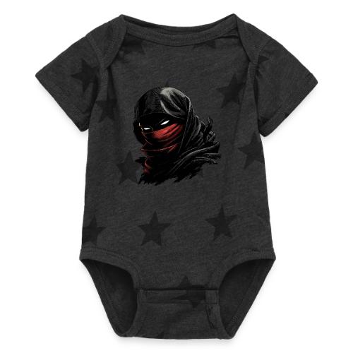 Shadowflame Ninja - Baby 5 Star Print One Piece