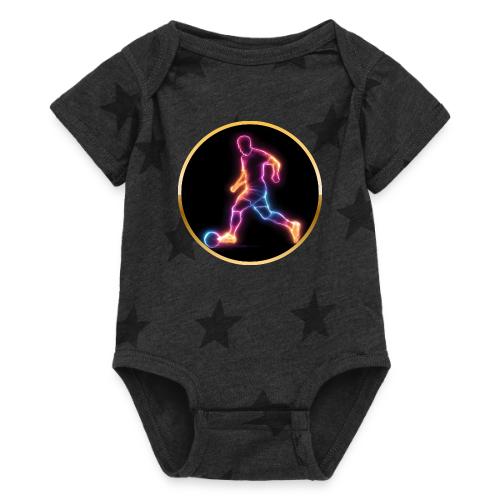 Virtual Football Hero - Baby 5 Star Print One Piece