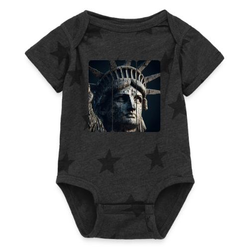 USA: Liberty in Shadows - Baby 5 Star Print One Piece