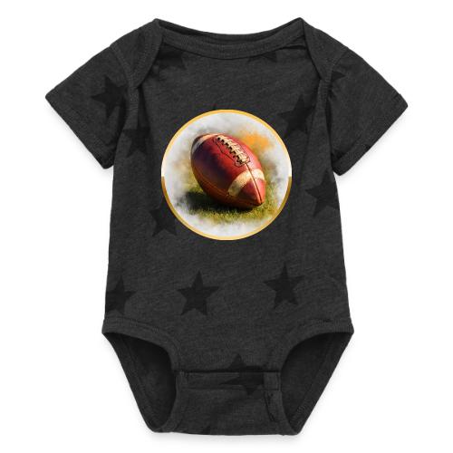 American Football: Heart of the Gridiron - Baby 5 Star Print One Piece