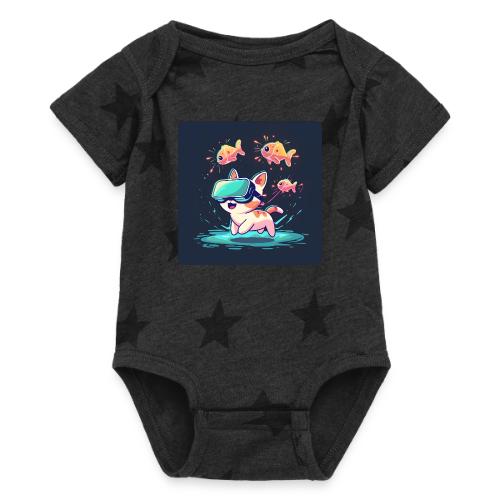 Virtual Kitty Quest - Baby 5 Star Print One Piece