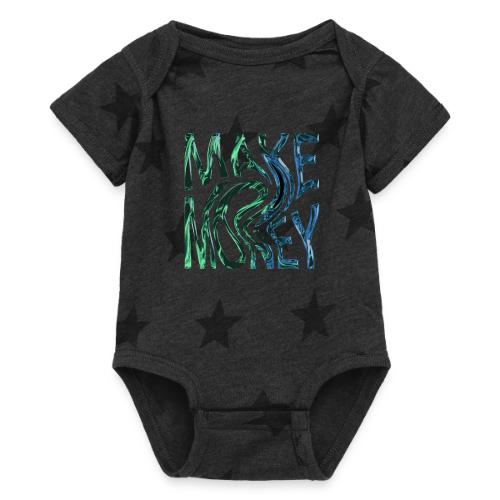 Make Money Neon 3D - Baby 5 Star Print One Piece