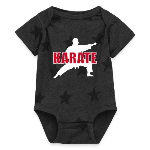 Karate Focus - Baby 5 Star Print One Piece