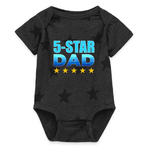 Five Stars Dad - Baby 5 Star Print One Piece