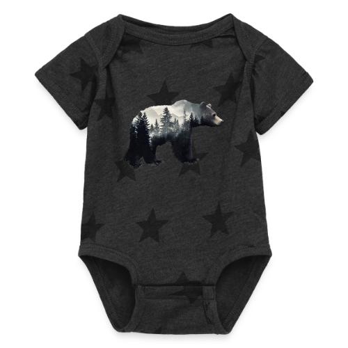 Forest Within the Bear - Baby 5 Star Print One Piece