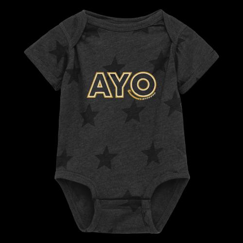AyoGaming's Logo v1 - Baby 5 Star Print One Piece