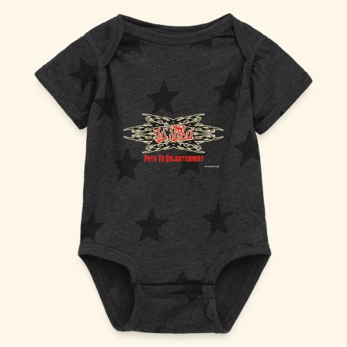 JiuJitsuPathToEnligt_wbTD - Baby 5 Star Print One Piece