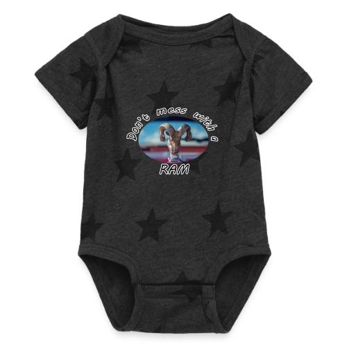 Don’t Mess with a RAM - Baby 5 Star Print One Piece