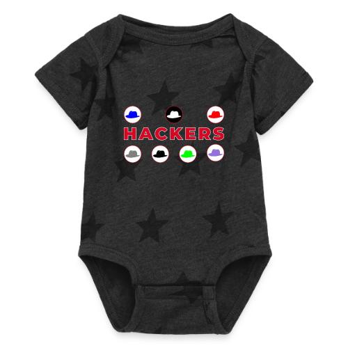 The Spectrum of Hackers - Baby 5 Star Print One Piece
