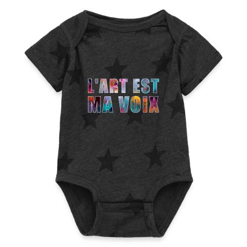 Art is my voice - Baby 5 Star Print One Piece