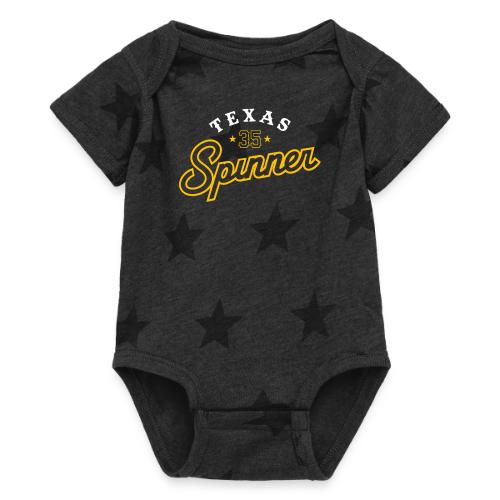 Texas Spinner - Baby 5 Star Print One Piece