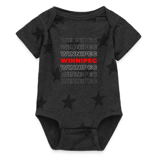 Winnipeg Waves - Baby 5 Star Print One Piece