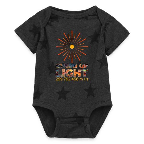 Speed of light - Baby 5 Star Print One Piece