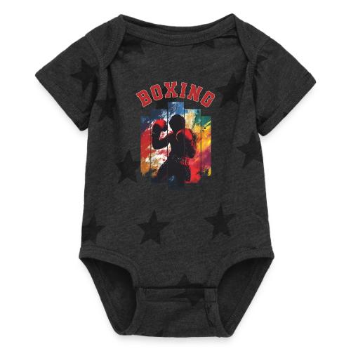 Boxing Warrior - Baby 5 Star Print One Piece