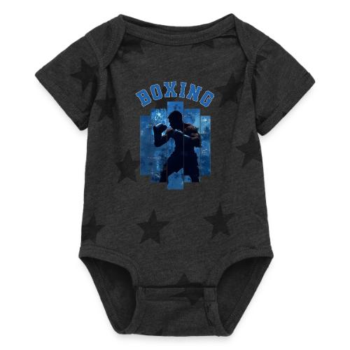 Boxing Never Stops - Baby 5 Star Print One Piece