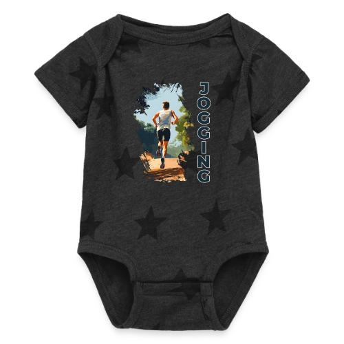 Jogging Vibes - Baby 5 Star Print One Piece