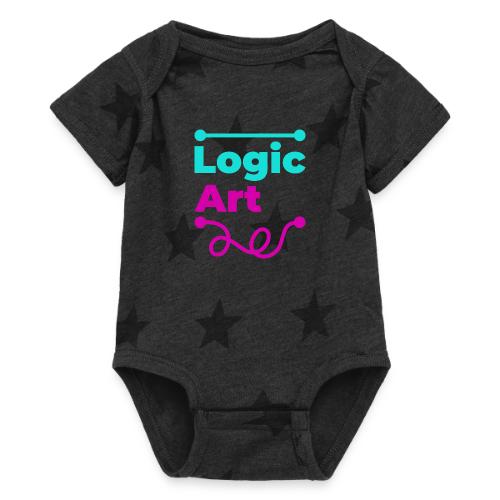 Art vs Logic - Baby 5 Star Print One Piece