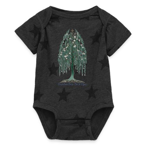 Easter Branches Bow Willow T Shirt, Easter Gift - Baby 5 Star Print One Piece