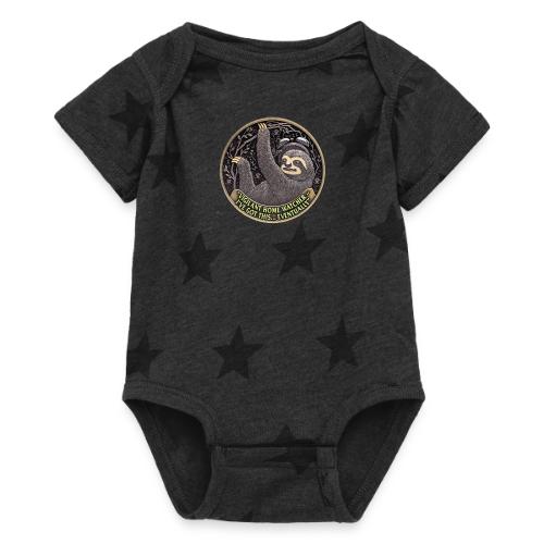 Sloth Home Watcher T Shirt - Baby 5 Star Print One Piece