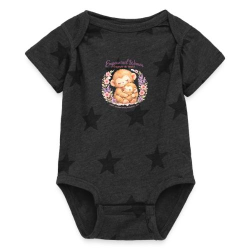 Empowered Women Empower The World Art - Baby 5 Star Print One Piece