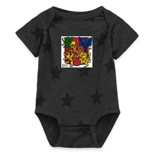 MAXEMUS0001 - Baby 5 Star Print One Piece
