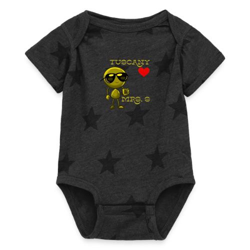 Smoon City_Tuscany Mrs. S - Baby 5 Star Print One Piece