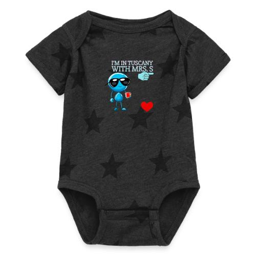 Smoon City_I'm in Tuscany with Mrs. S - Baby 5 Star Print One Piece