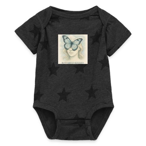Butterfly kisses Hue - Baby 5 Star Print One Piece