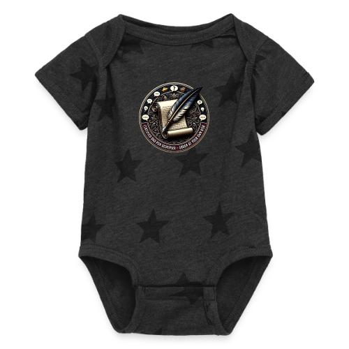 Certified Dad Pun Dispenser T Shirt - Baby 5 Star Print One Piece
