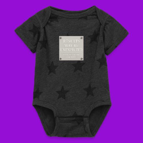 Results - White - Baby 5 Star Print One Piece