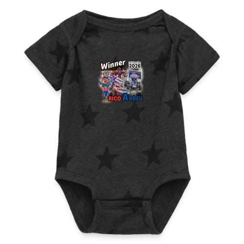 Rico Abreu #LetsRaceTwo Winner - Baby 5 Star Print One Piece