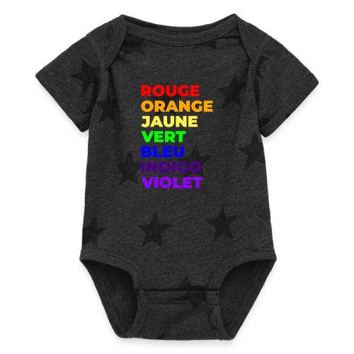 True Colors - Baby 5 Star Print One Piece