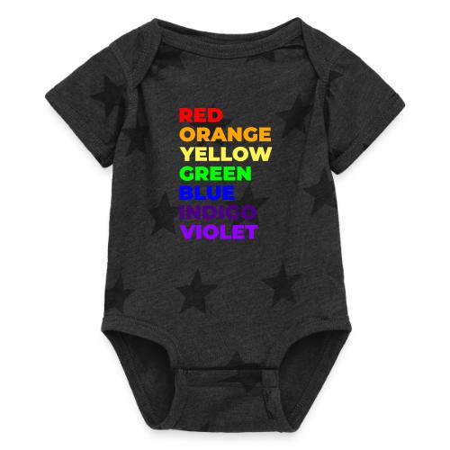 True Colors - Baby 5 Star Print One Piece