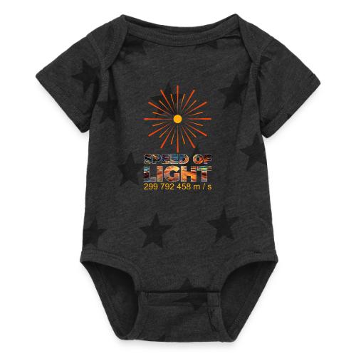Speed of light - Baby 5 Star Print One Piece