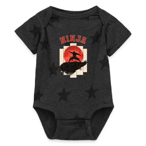 Ninja Strike Force - Baby 5 Star Print One Piece