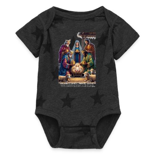 Three Wise Men T-Shirt - Baby 5 Star Print One Piece