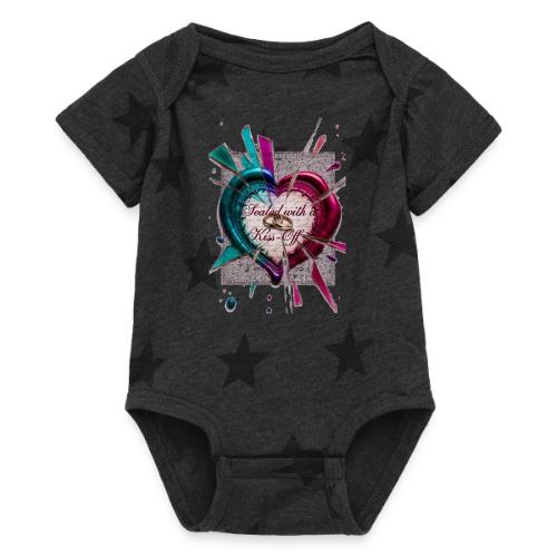 Sealed with a Kiss-Off T-Shirt - Baby 5 Star Print One Piece