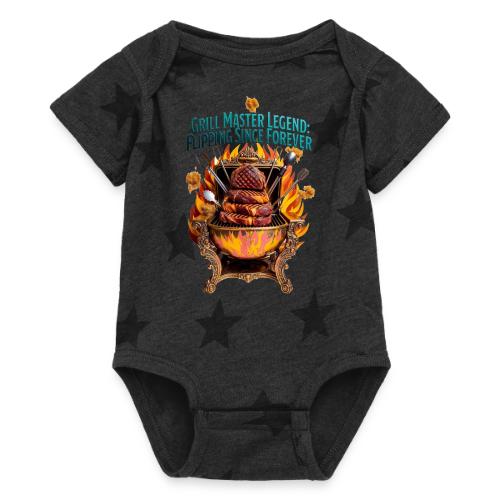 Grill Master Legend T Shirt - Baby 5 Star Print One Piece