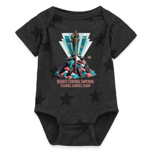 Remote Control Emperor T Shirt - Baby 5 Star Print One Piece