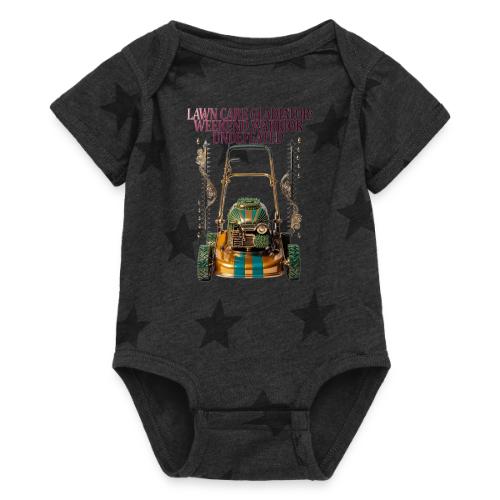 Lawn Care Gladiator T Shirt - Baby 5 Star Print One Piece