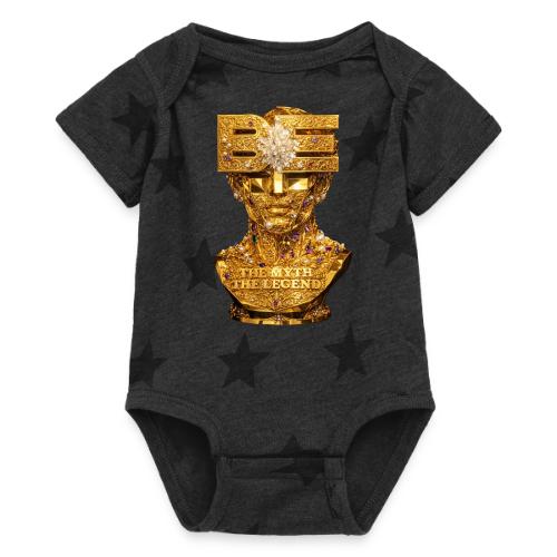 Be the Myth the Legend - Baby 5 Star Print One Piece