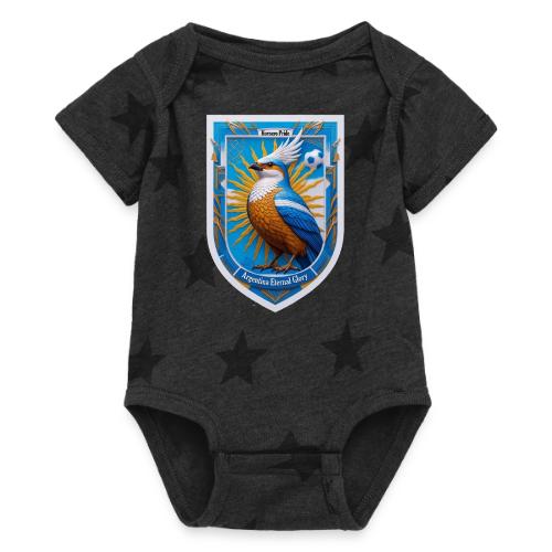 Argentina Hornero Pride T Shirt, Football Gift - Baby 5 Star Print One Piece
