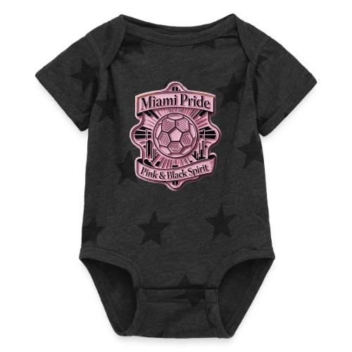 Miami City Pride T Shirt, Vibrant City Pride Gift - Baby 5 Star Print One Piece