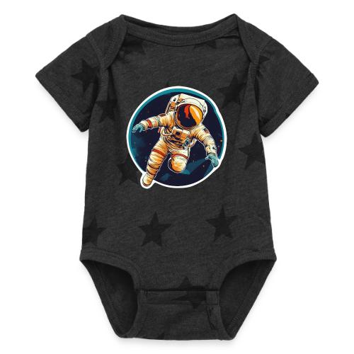 Astronaut: Dream, explore, discover! - Baby 5 Star Print One Piece