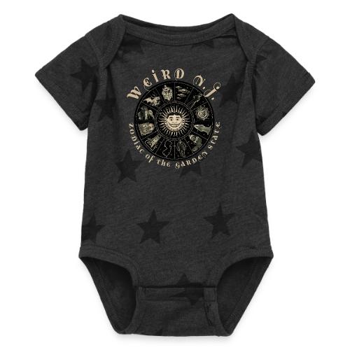 Weird NJ – Zodiac of the Garden State - Baby 5 Star Print One Piece