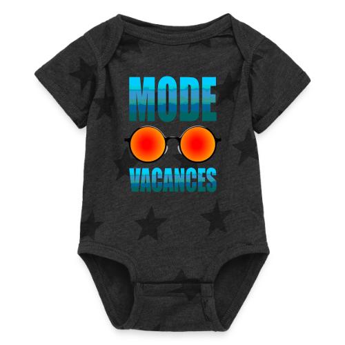 Vacation Mode Enabled - Baby 5 Star Print One Piece