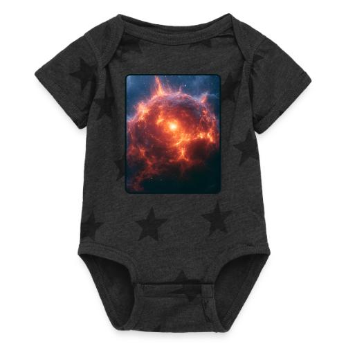 Exploding Supernova Space Art - Baby 5 Star Print One Piece
