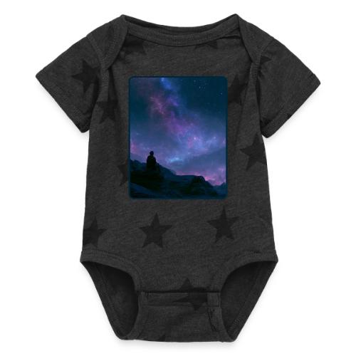 Stargazer Nebula Night Sky Art - Baby 5 Star Print One Piece