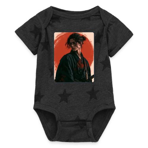 Samurai Beneath the Red Sun - Baby 5 Star Print One Piece