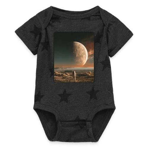 Astronaut on an Alien Moon - Baby 5 Star Print One Piece